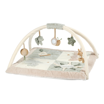 LouLou Tappeto Gioco per Bambini - Rettangolare con Archi - 80 x 80 cm - Tappeto Attività per Bambini - Colori Delicati