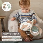 LouLou Activity Book Snail - Baby Toy - 15 cm - Soft Colours [DE]