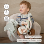 LouLou Activity Book Snail - Baby Toy - 15 cm - Soft Colours [DE]