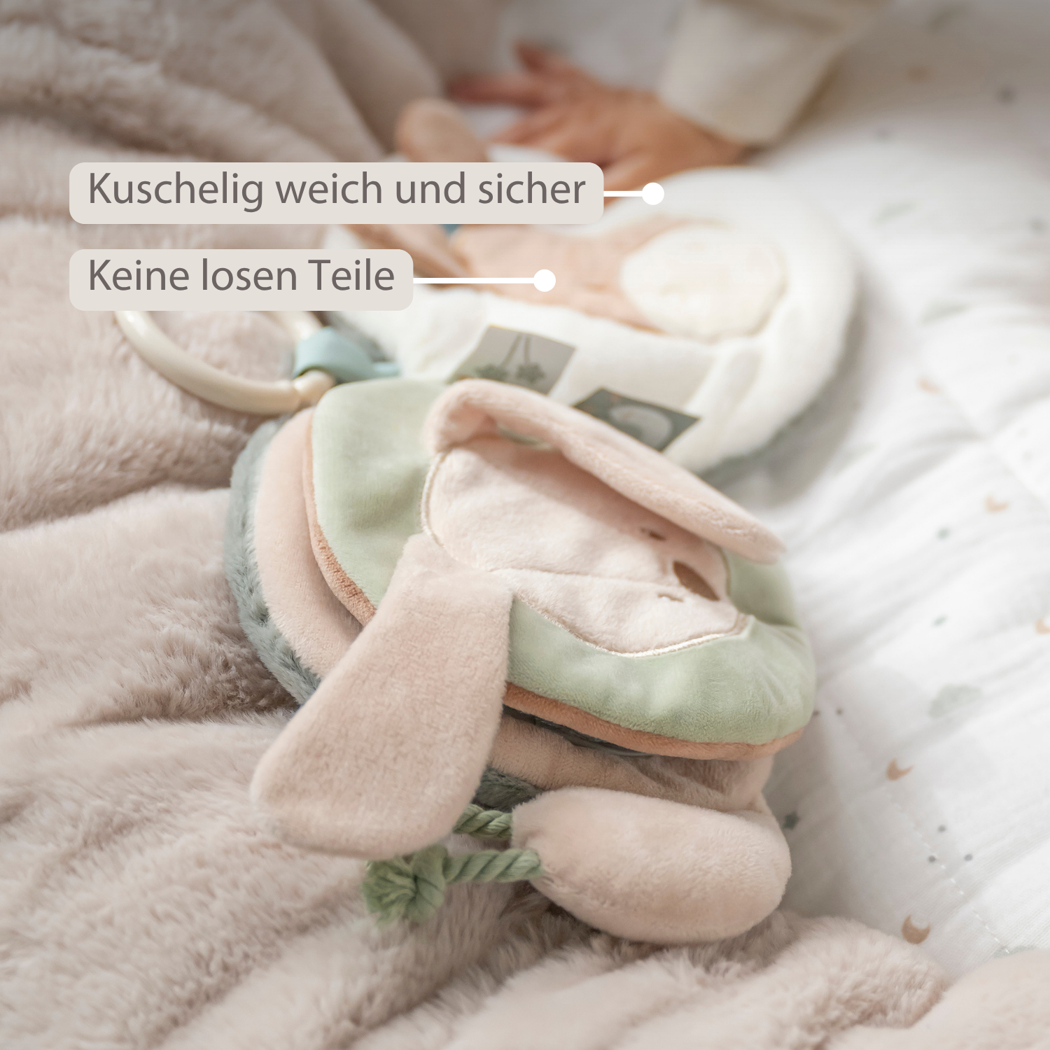 LouLou Activity Book Snail - Baby Toy - 15 cm - Soft Colours [DE]