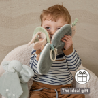 LouLou Activity Book Snail - Baby Toy - 15 cm - Soft Colours [EN]