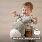 LouLou Rocking Horse Donkey - Rocking Animal in Soft Fabric - Dark Green [NL]