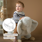 LouLou Rocking Horse Elephant - Rocking Animal in Soft Fabric - Linden Green [EN]