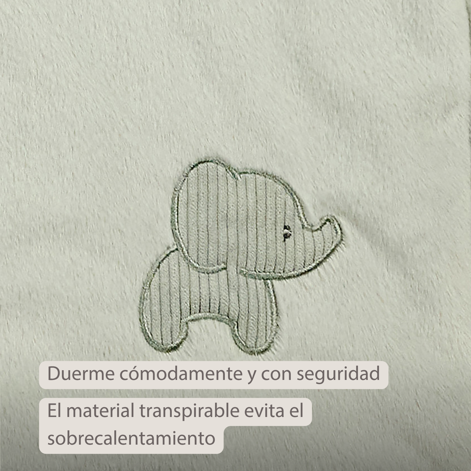 LouLou Baby Blanket Elephant - Soft Blanket for Cot - 75 x 100 cm - Linden Green [ES]