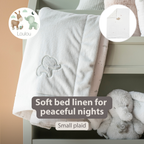 LouLou Baby Blanket Elephant - Soft Blanket for Cot - 75 x 100 cm - Linden Green [EN]