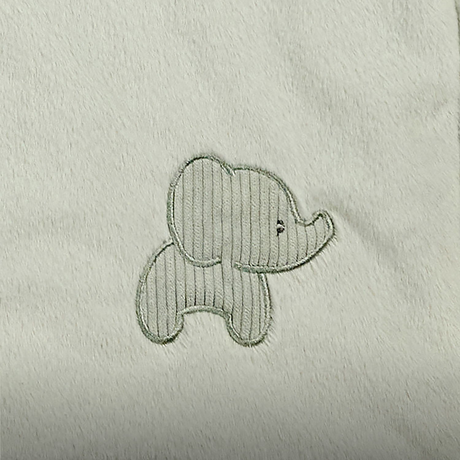 LouLou Baby Blanket Elephant - Soft Blanket for Cot - 75 x 100 cm - Linden Green [NL]