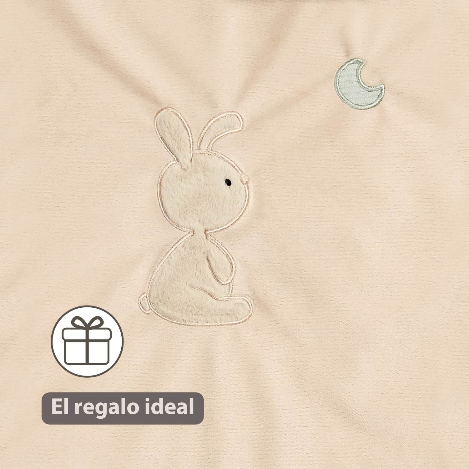 LouLou Duvet Cover 140 x 100 cm - Baby Pillowcase 40 x 60 cm - Velour and Muslin Cotton - Soft Colours [ES]