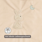LouLou Duvet Cover 140 x 100 cm - Baby Pillowcase 40 x 60 cm - Velour and Muslin Cotton - Soft Colours [NL]
