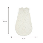 LouLou Sleeping Bag 60 cm - Baby Sleeping Bag in Muslin Cotton - TOG 0.5 - Ecru [DE]