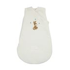 LouLou Sleeping Bag 70 cm - Baby Sleeping Bag in Velour - TOG 2.5 - Ecru [FR]