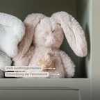 LouLou Mini Musical Plush Rabbit - Baby Soft Toy - 20 cm - Sand [DE]