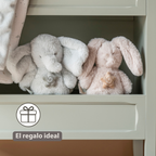 LouLou Mini Musical Plush Rabbit - Baby Soft Toy - 20 cm - Sand [ES]