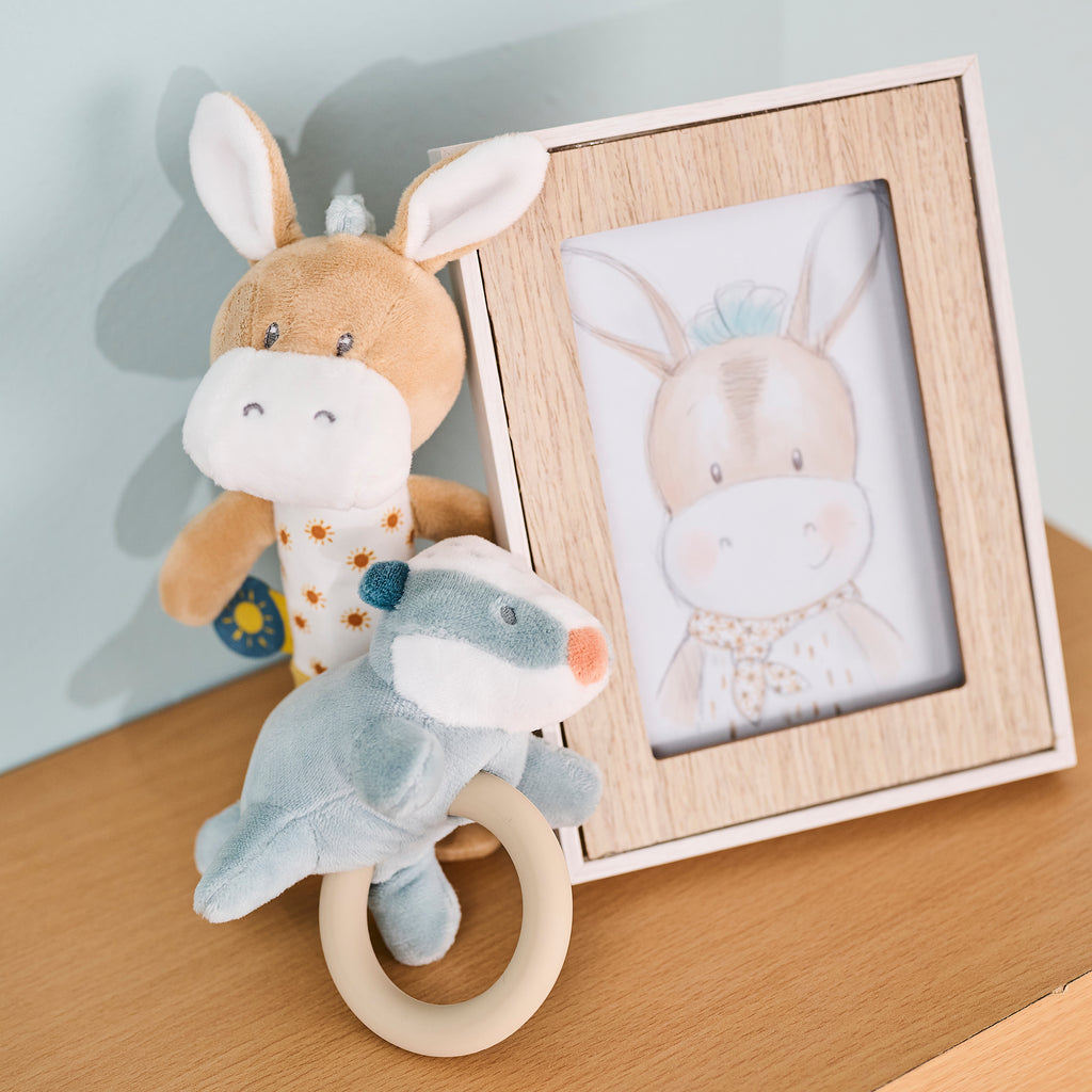 Hochet avec Anneau en Silicone Blaireau Felix