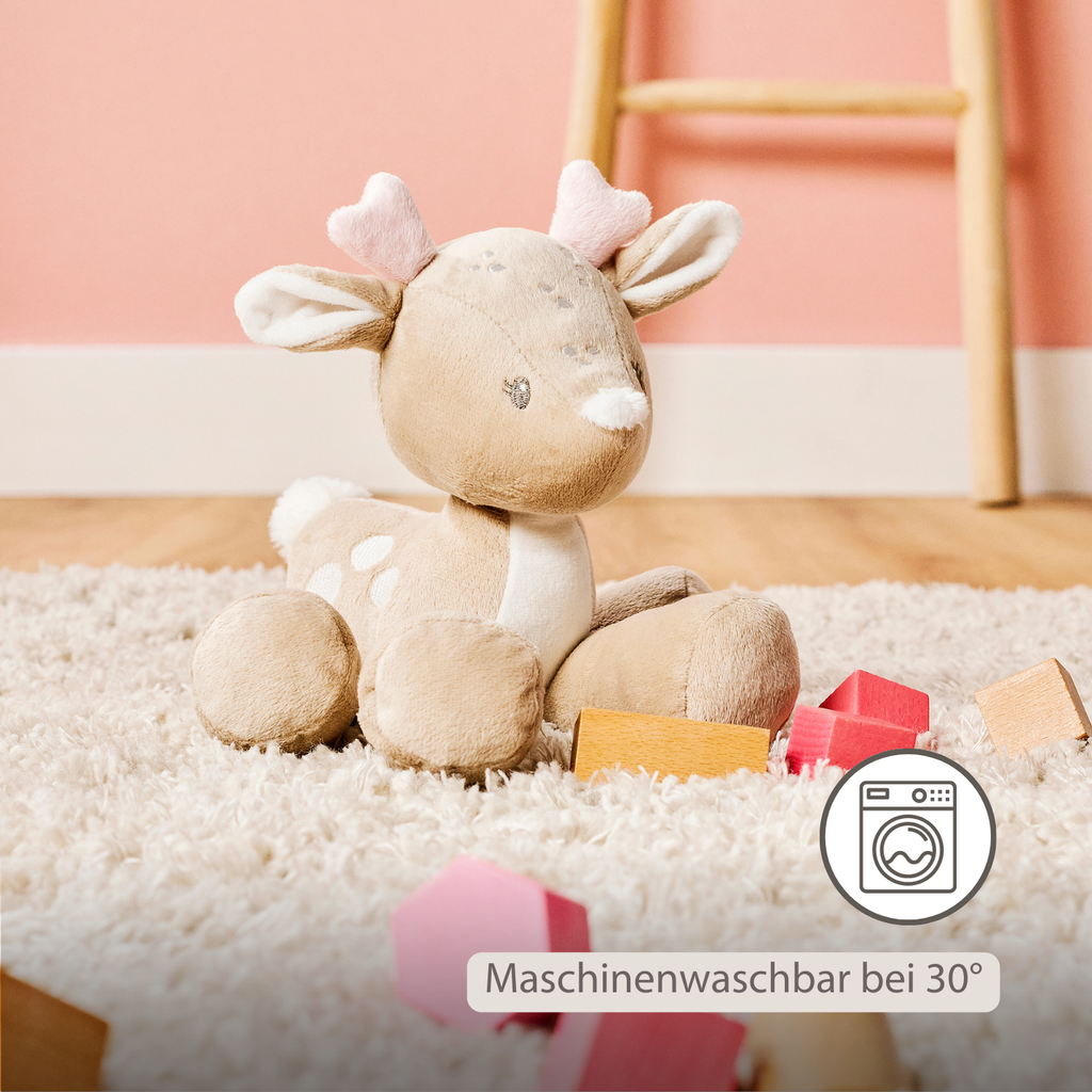 FanFan Plush Deer - 30 cm - Soft Baby Plush - Beige [DE]