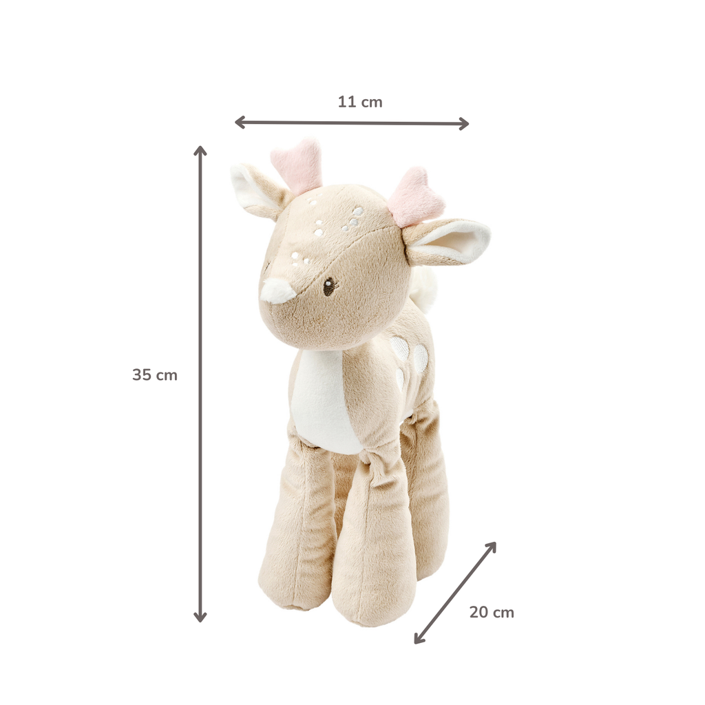 FanFan Plush Deer - 30 cm - Soft Baby Plush - Beige [DE]