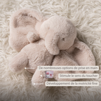 FanFan Cuddle Elephant – 30 cm – Soft Baby Plush – Sand [FR]