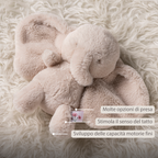 FanFan Cuddle Elephant – 30 cm – Soft Baby Plush – Sand [IT]