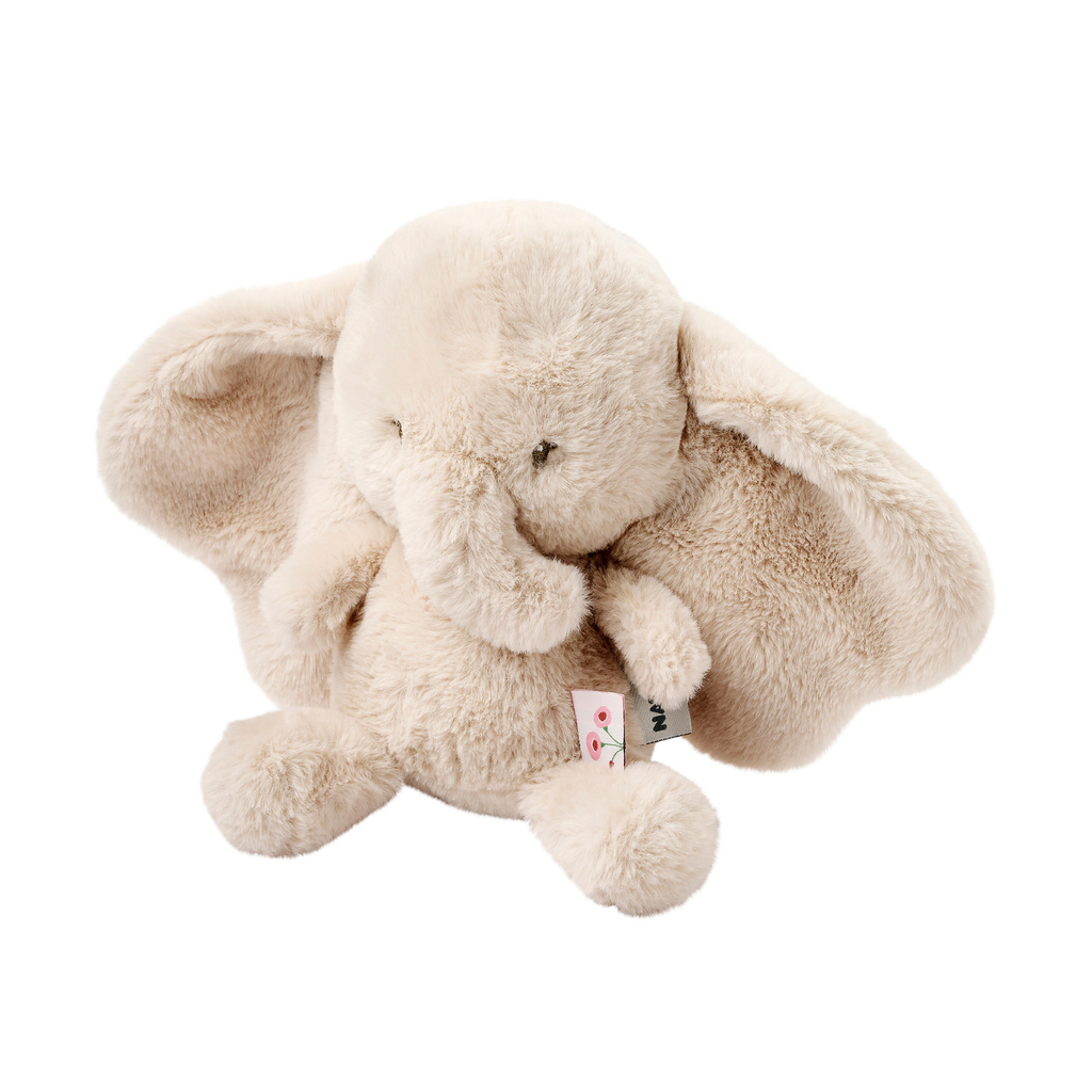 FanFan Cuddle Elephant – 30 cm – Soft Baby Plush – Sand [NL]