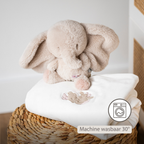 FanFan Cuddle Elephant – 30 cm – Soft Baby Plush – Sand [NL]