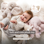 FanFan Cuddle Elephant – 30 cm – Soft Baby Plush – Sand [EN]