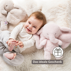 FanFan Cuddle Elephant – 30 cm – Soft Baby Plush Toy – Pink [DE]