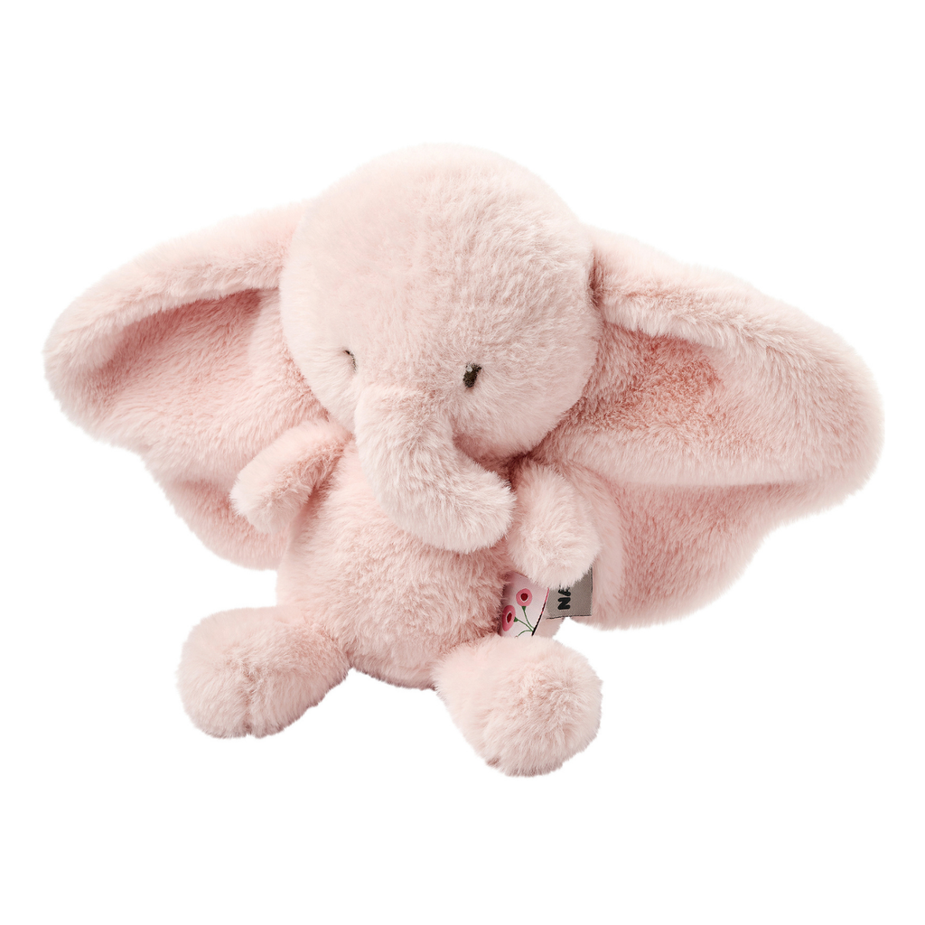 FanFan Cuddle Elephant – 30 cm – Soft Baby Plush Toy – Pink [FR]