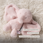 FanFan Cuddle Elephant – 30 cm – Soft Baby Plush Toy – Pink [NL]