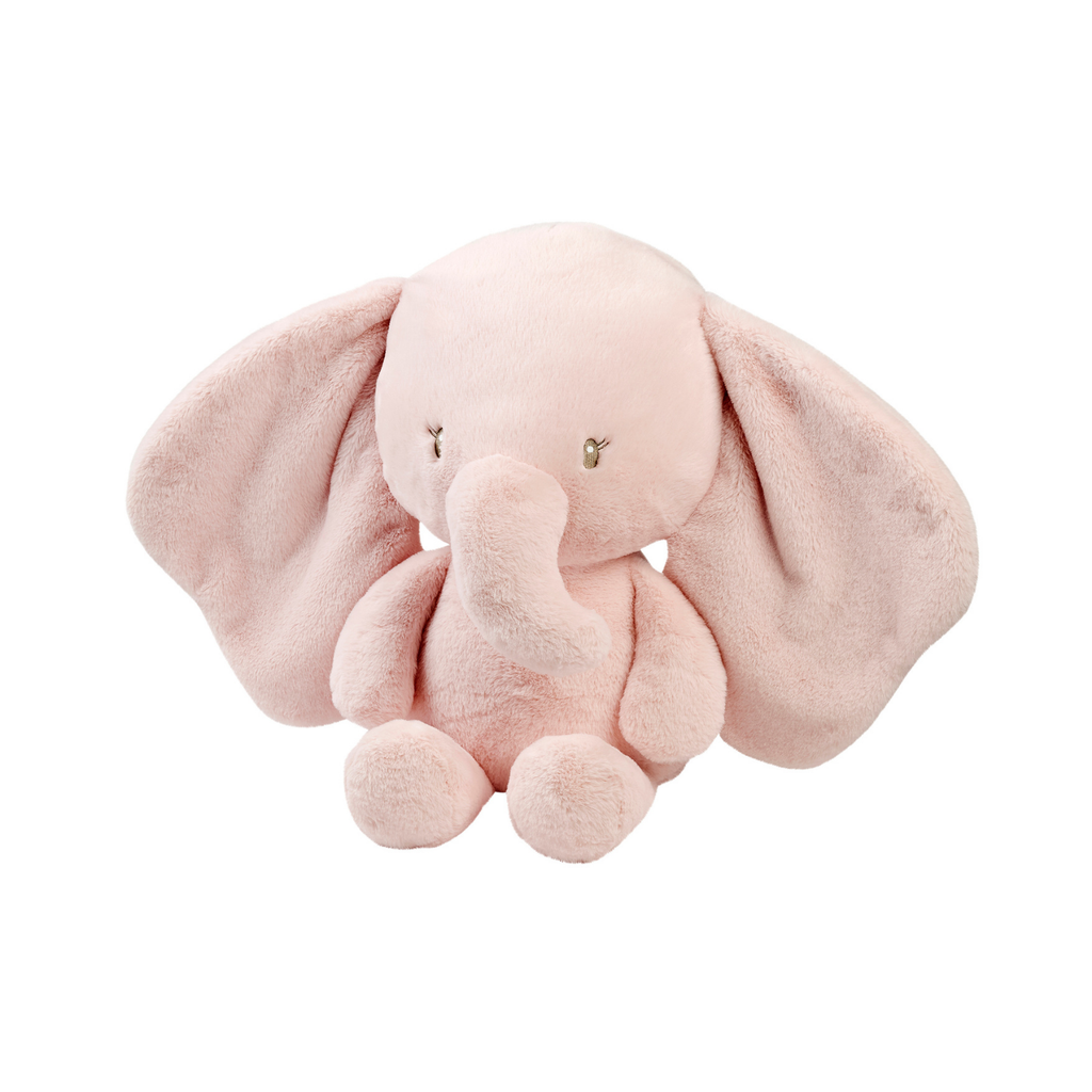 FanFan Maxi Cuddle Elephant – 60 cm – Soft Baby Plush – Pink [IT]