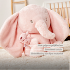 FanFan Maxi Cuddle Elephant – 60 cm – Soft Baby Plush – Pink [NL]
