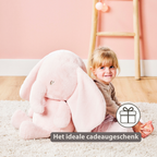 FanFan Maxi Cuddle Elephant – 60 cm – Soft Baby Plush – Pink [NL]