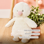 FanFan Cuddle Duck – 30 cm – Soft Baby Plush – Off-White [DE]