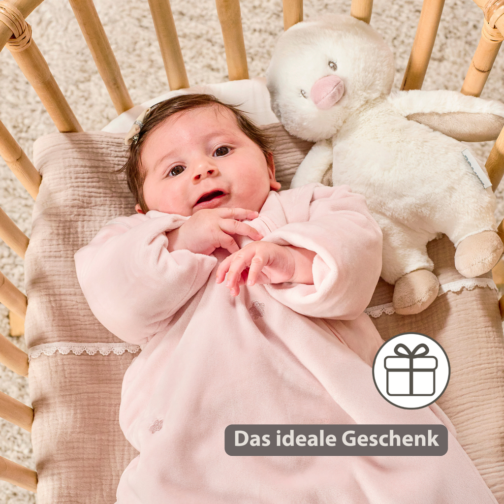 FanFan Cuddle Duck – 30 cm – Soft Baby Plush – Off-White [DE]