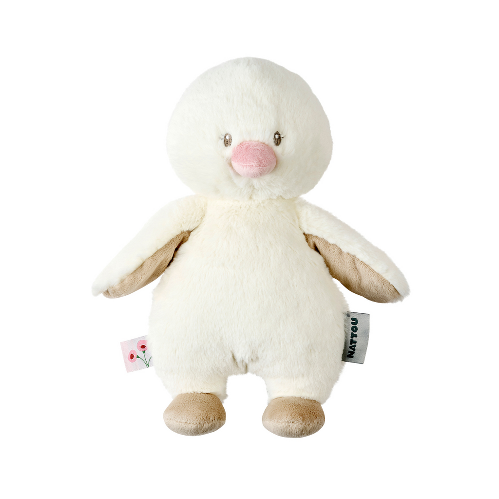 FanFan Cuddle Duck – 30 cm – Soft Baby Plush – Off-White [IT]