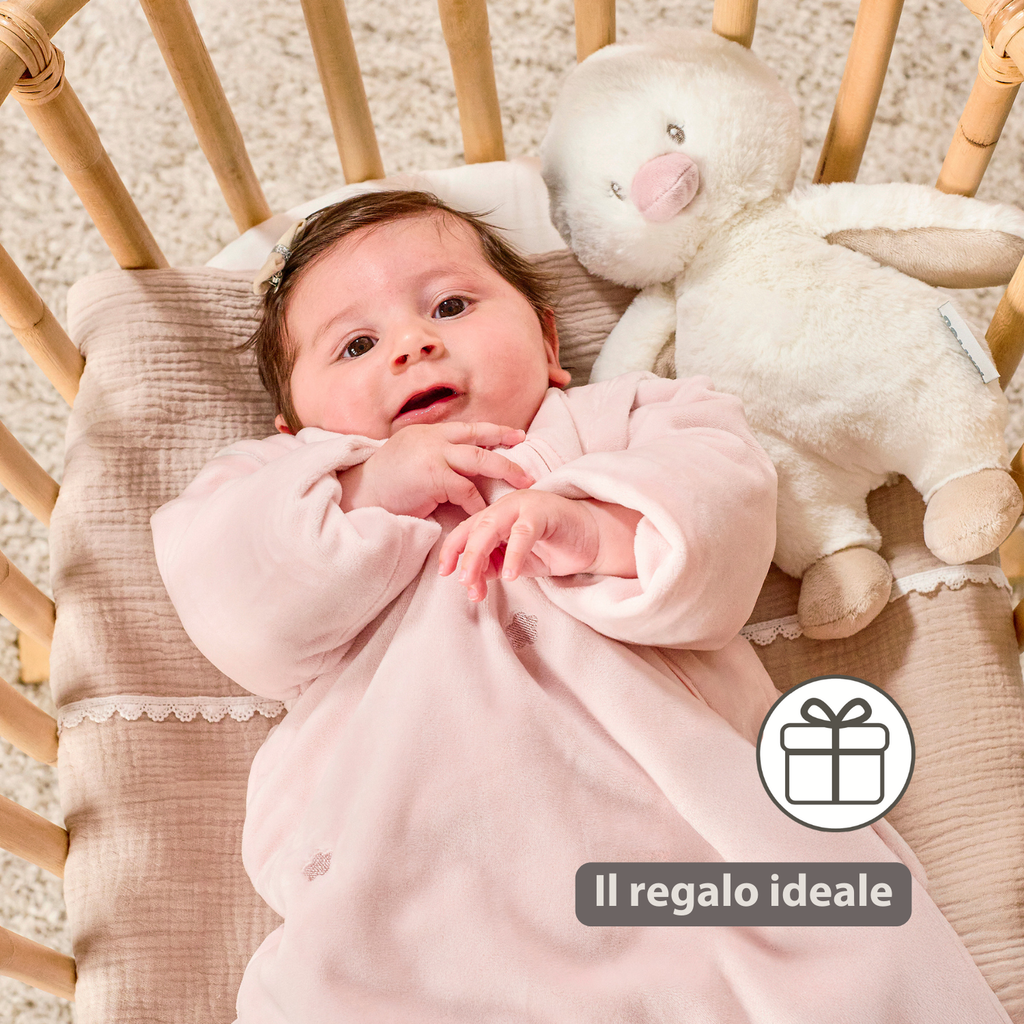 FanFan Cuddle Duck – 30 cm – Soft Baby Plush – Off-White [IT]