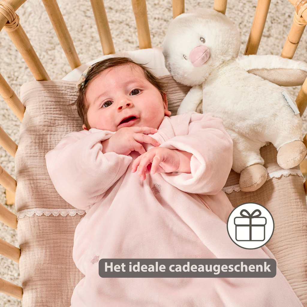 FanFan Cuddle Duck – 30 cm – Soft Baby Plush – Off-White [NL]