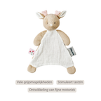 FanFan Baby Comforter - 25 x 20 cm - Deer Doudou - Beige [NL]