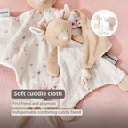 FanFan Baby Comforter - 25 x 20 cm - Deer Doudou - Beige [EN]