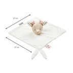 FanFan Baby Cuddly blanket - 27 x 27 cm - Doudou deer - Off White [DE]