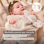 FanFan Baby Cuddly blanket - 65 x 40 cm - Doudou Elephant - Sand [IT]