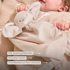 FanFan Baby Cuddly blanket - 65 x 40 cm - Doudou Elephant - Sand [NL]