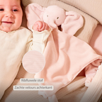 FanFan Baby Cuddle blanket - 65 x 40 cm - Doudou Elephant - Pink [NL]