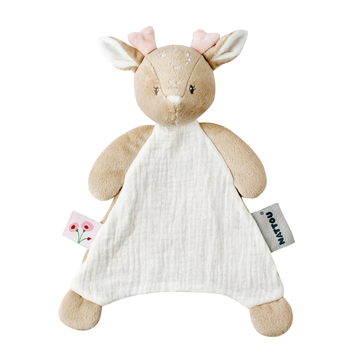 FanFan Baby Cuddle blanket - 65 x 40 cm - Doudou deer - Pink [FR]