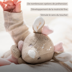 FanFan Baby Cuddle blanket - 65 x 40 cm - Doudou deer - Pink [FR]