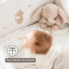 FanFan Musical Cuddle Elephant - 25 cm - Soft Cuddle with Music - Sand [DE]