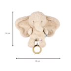 FanFan Musical Cuddle Elephant - 25 cm - Soft Cuddle with Music - Sand [NL]