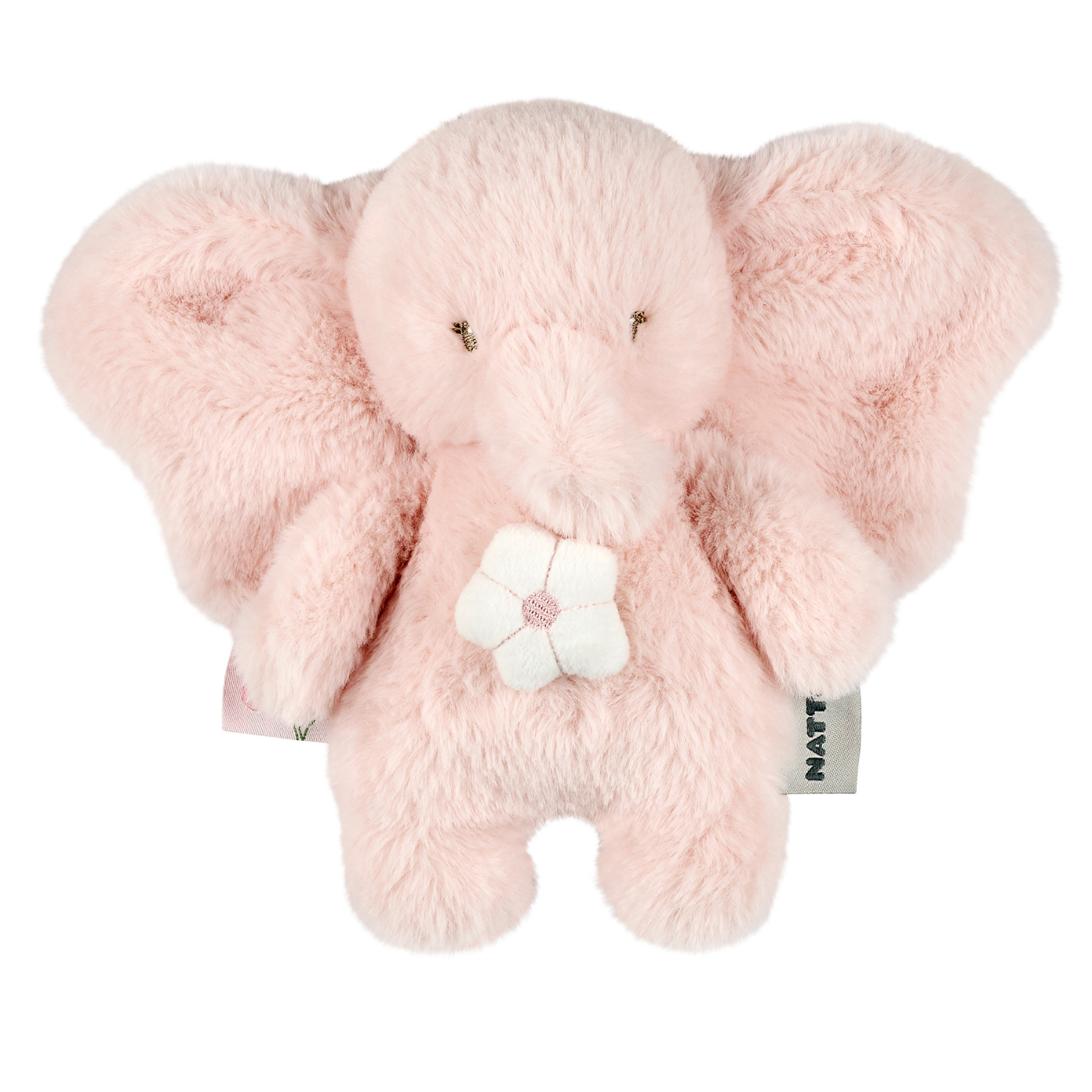 FanFan Musical Cuddle Toy Elephant – 20 cm – Soft Plush with Music – Pink [IT]