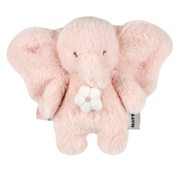 FanFan Musical Cuddle Toy Elephant – 20 cm – Soft Plush with Music – Pink [EN]