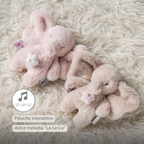 FanFan Musical Cuddle Toy Elephant - 20 cm - Soft Plush with Music - Sand [IT]