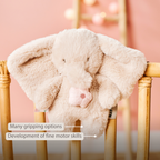 FanFan Musical Cuddle Toy Elephant - 20 cm - Soft Plush with Music - Sand [EN]