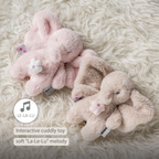 FanFan Musical Cuddle Toy Elephant - 20 cm - Soft Plush with Music - Sand [EN]